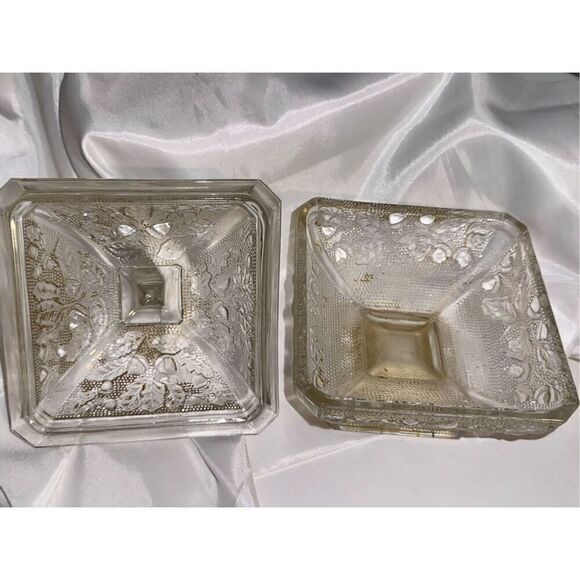 Vintage Depression glass dish lid Westmoreland needs help - Picture 5 of 13